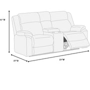 Modern Living Room Set With Pillow Arms