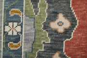 Karina Transitional Floral & Botanical, Red/Gray/Ivory