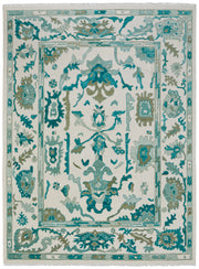 Karina Transitional Floral & Botanical, Green/Ivory