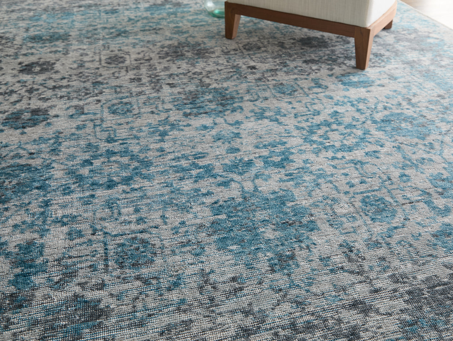 Loralai Traditional Oriental, Blue/Gray