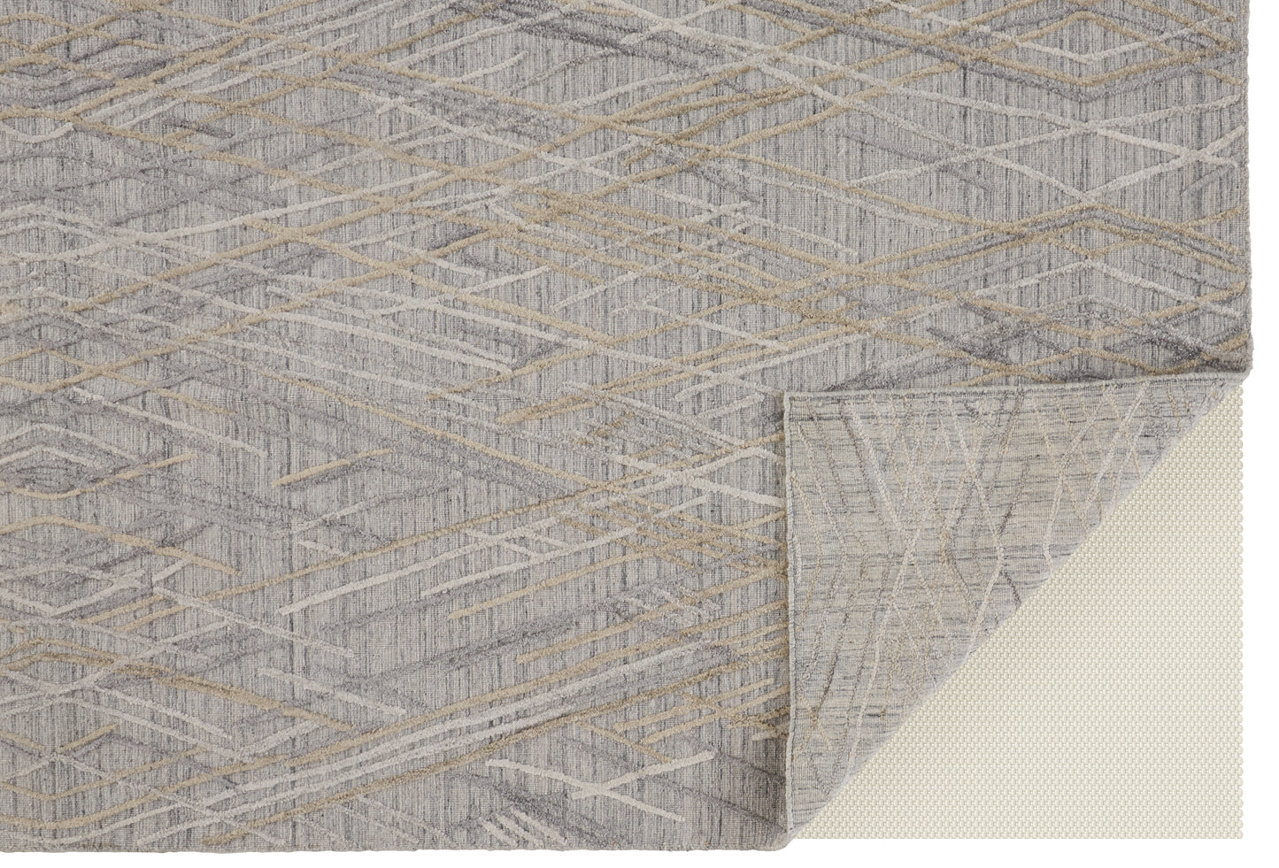 Elias Modern Abstract, Gray/Ivory