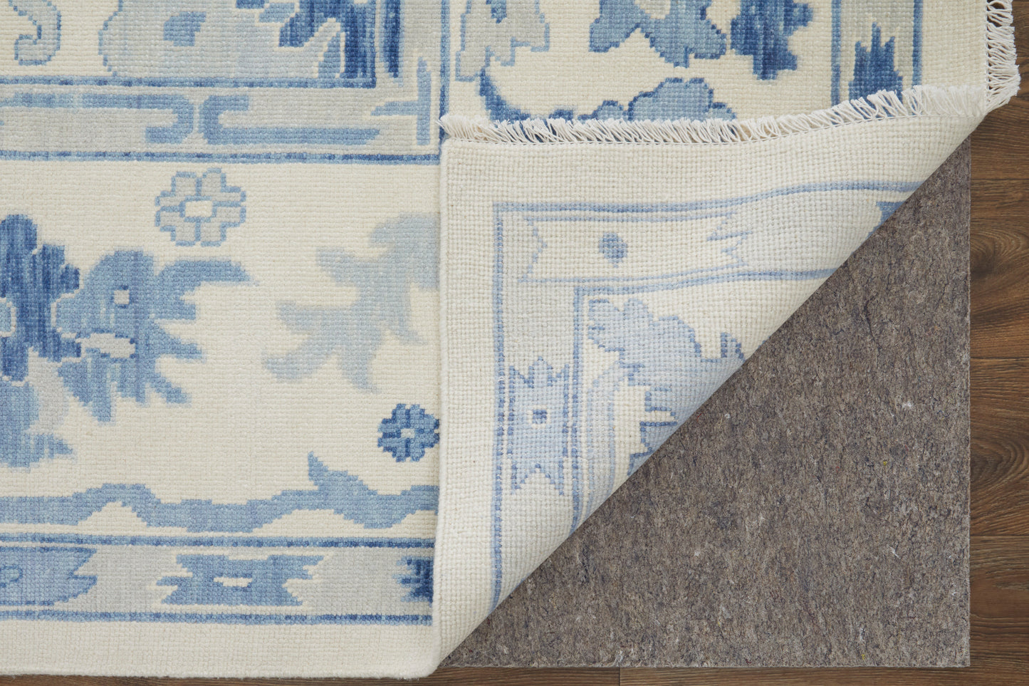 Karina Transitional Floral & Botanical, Ivory/Blue