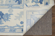 Karina Transitional Floral & Botanical, Ivory/Blue