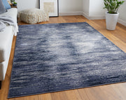 Indio Modern Gradient & Ombre, Blue/Gray/Ivory
