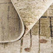 Pearson Modern Abstract, Ivory/Green/Brown