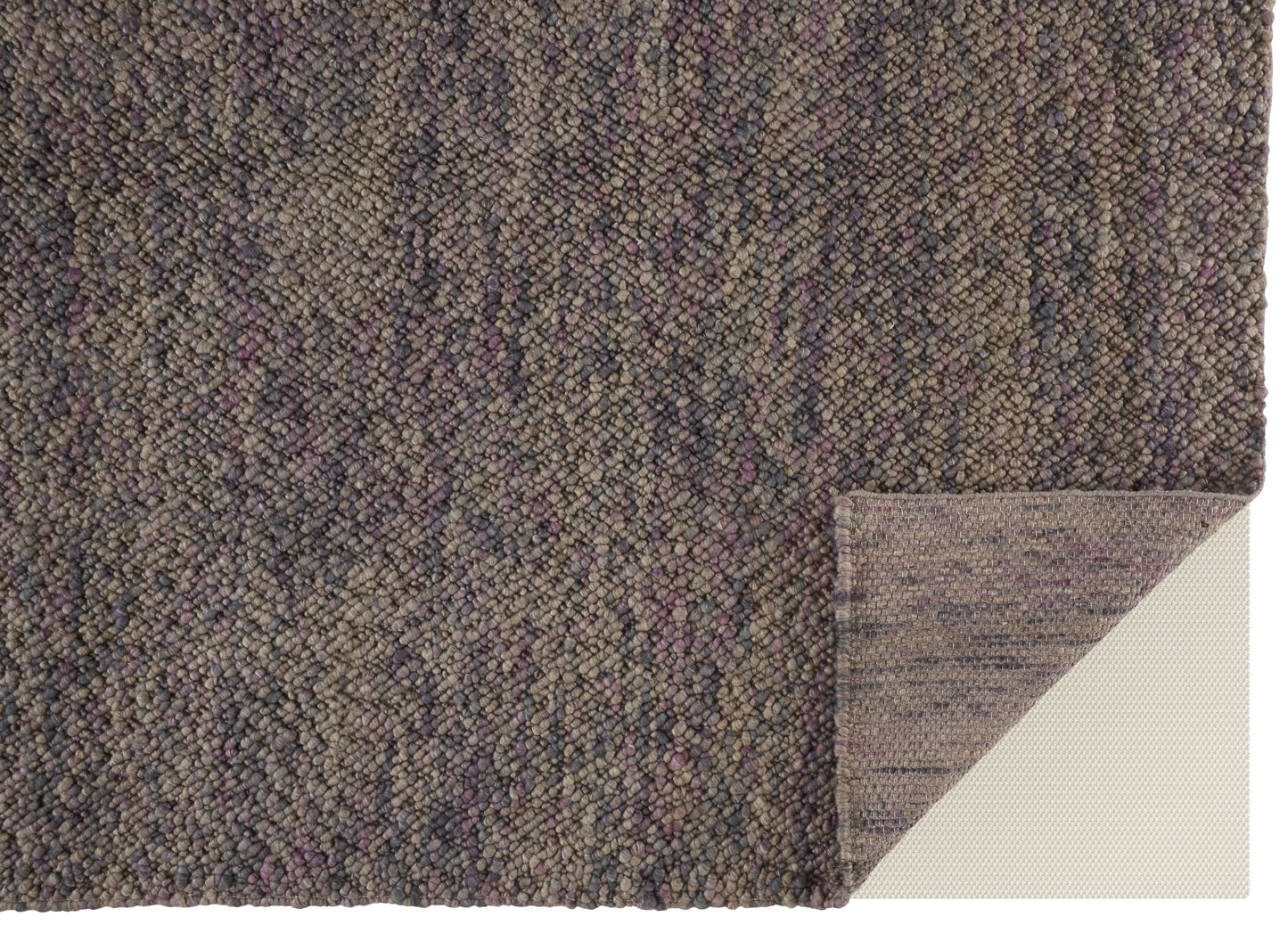 Berkeley Transitional Abstract, Purple/Taupe/Gray