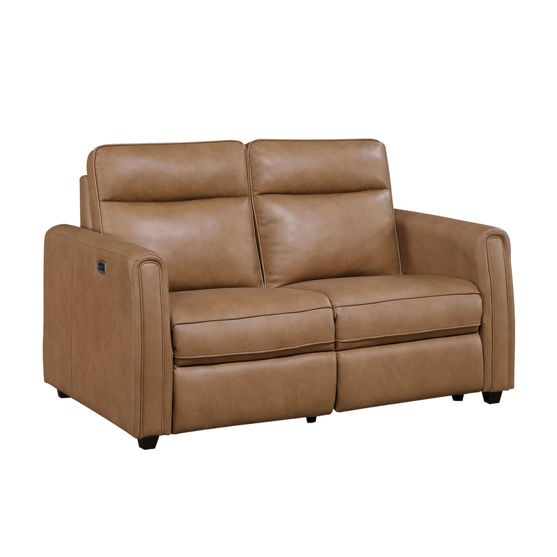 Modern Brown Power Recliner Sofa Set 3pc Sofa Loveseat Chair USB Ports Zero Wall Reclining Design Faux Leather Upholstery Furniture
