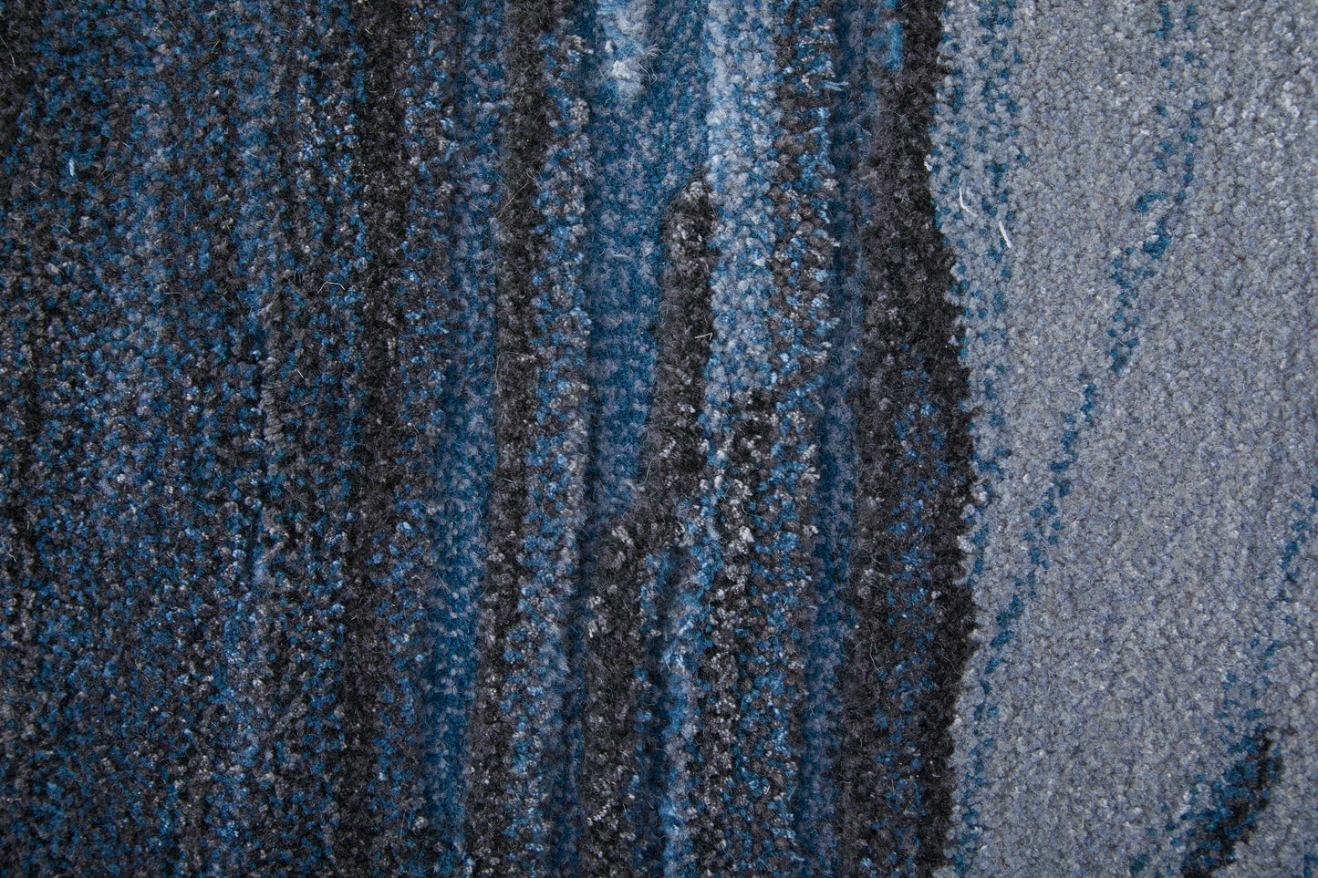Kawai Modern Abstract, Blue/Black/Gray