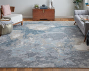Astra Transitional Abstract, Blue/Gray