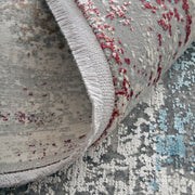 Cadiz Modern Abstract, Gray/Red/Blue