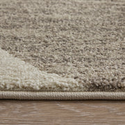 Eden Modern Color Block, Ivory/Brown/Blue