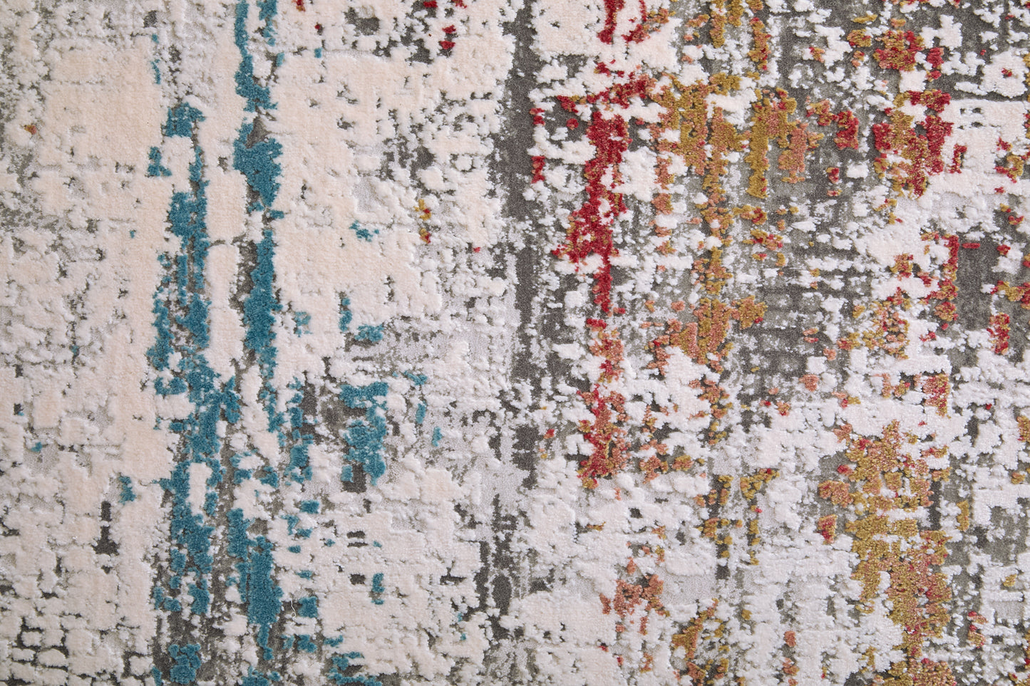 Cadiz Modern Abstract, Gray/Red/Blue