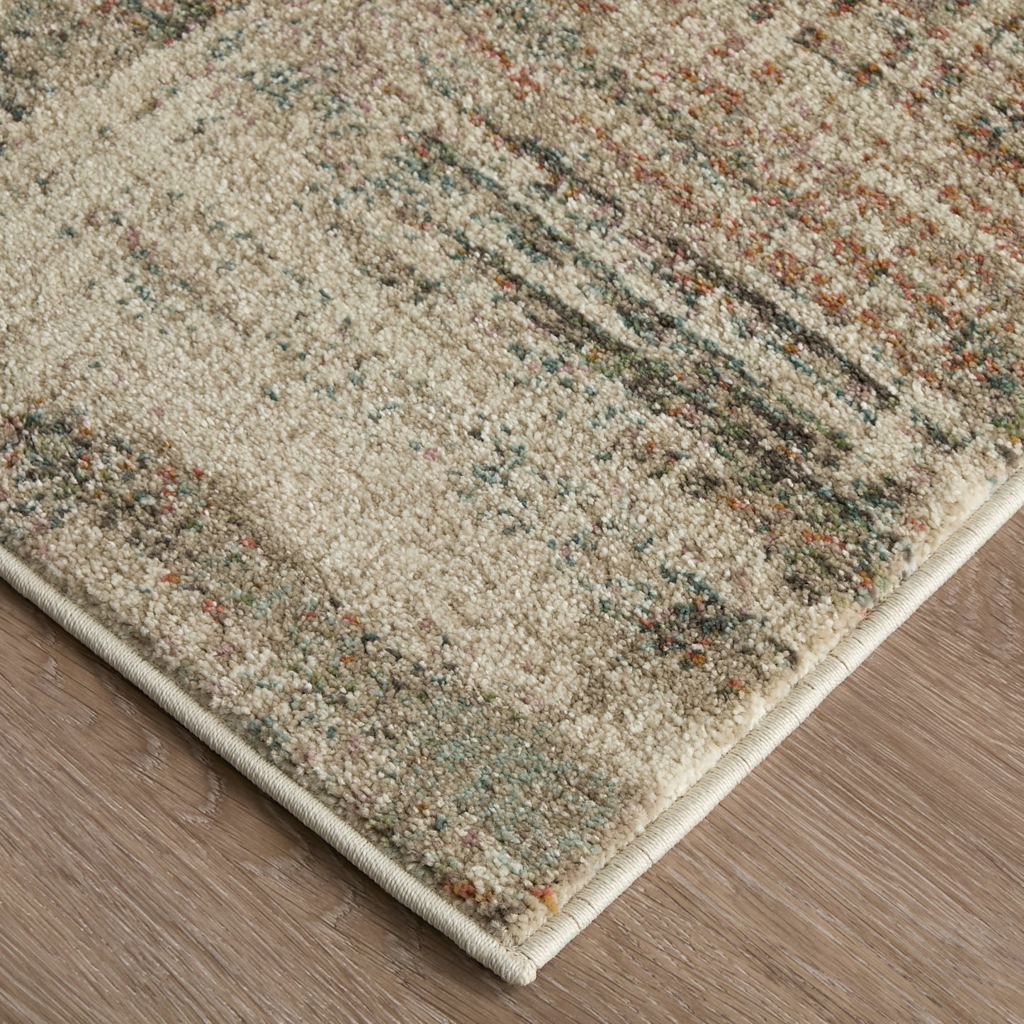 Eden Modern Abstract, Ivory/Gray/Green