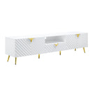Switch Gaines - High Gloss TV Stand - White 3 image