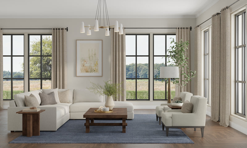 Lakewood Modern Solid, Blue/Gray
