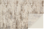 Parker Transitional Abstract, Ivory/Brown