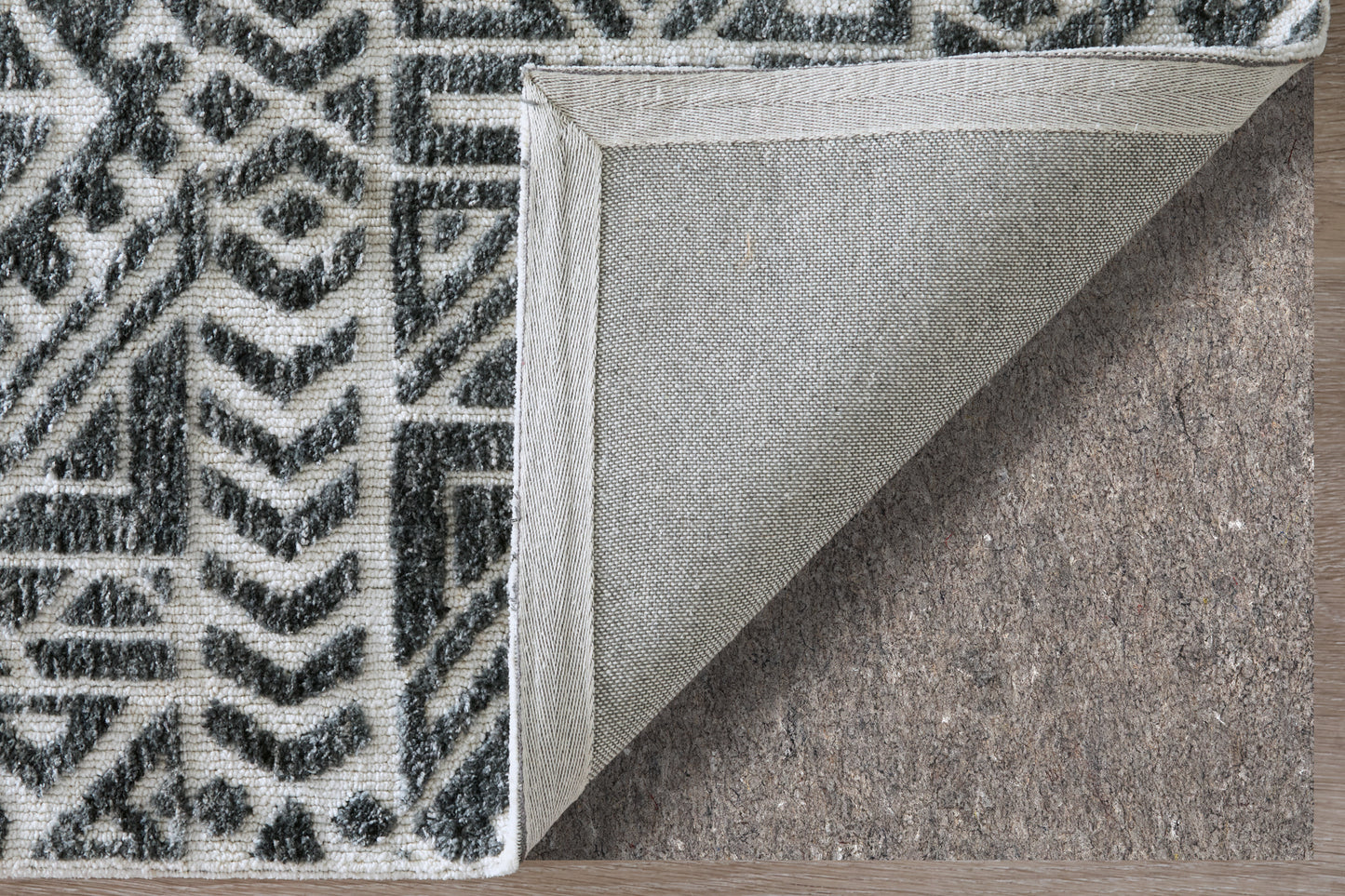 Colton Modern Southwestern, Gray/Black/Ivory