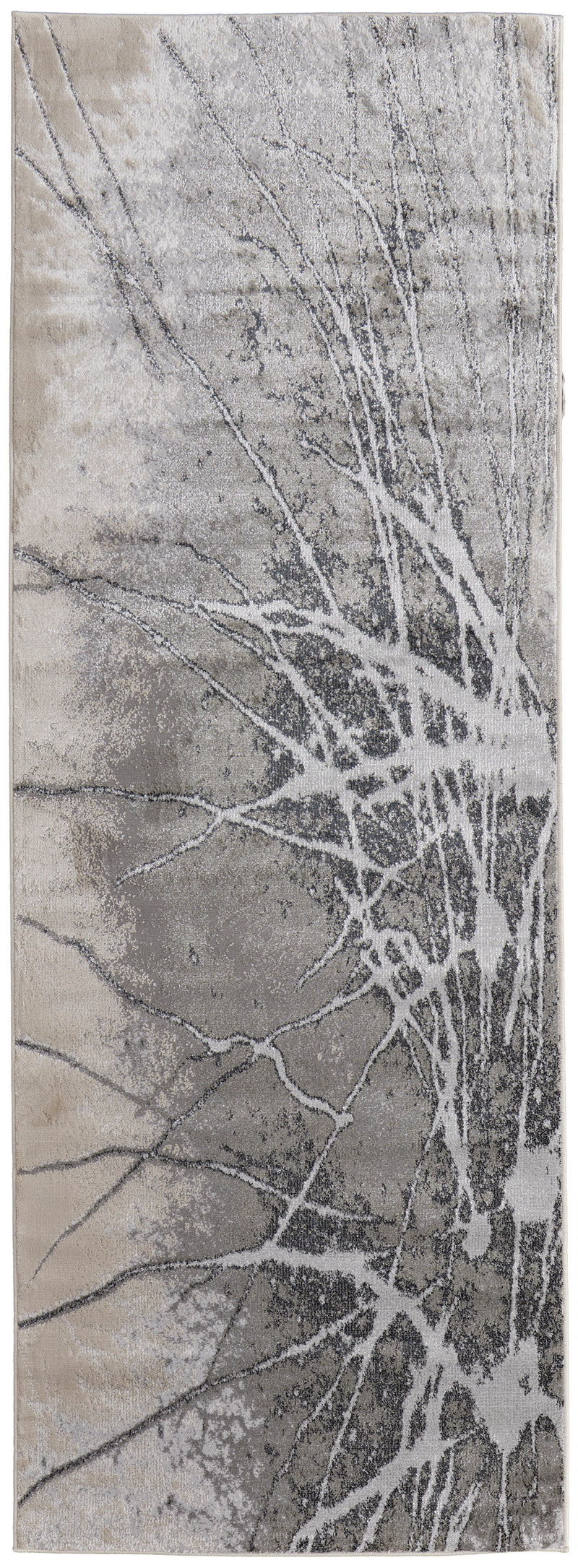 Astra Transitional Abstract, Gray/Silver/Ivory