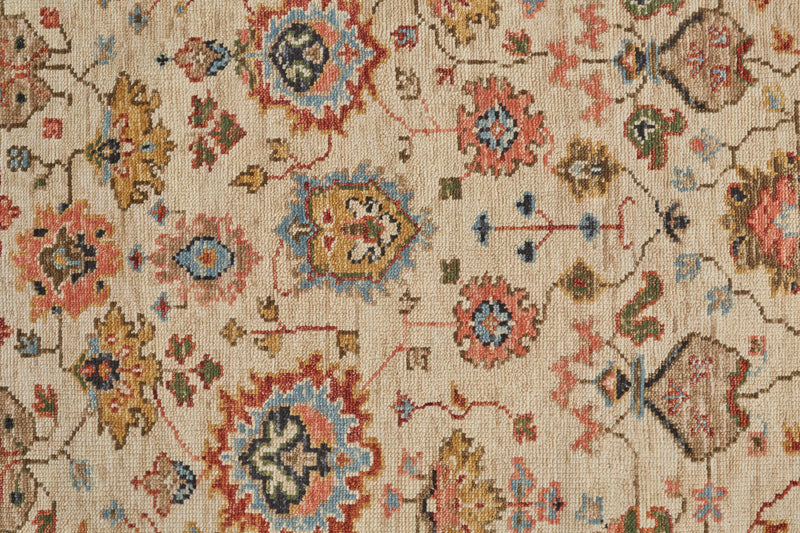 Carrington Traditional Oriental, Ivory/Red/Blue