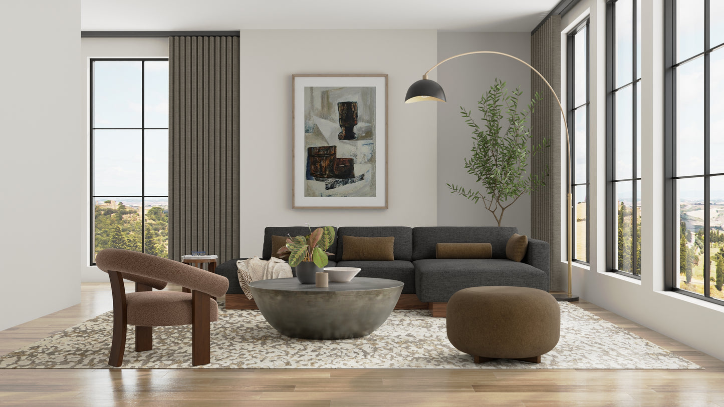 Braden Modern Abstract, Tan/Taupe