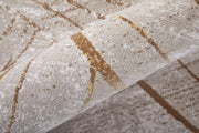 Waldor Modern Abstract, Taupe/Brown/Silver