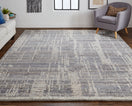 Switch Alford Modern Abstract, Gray/Ivory/Taupe 2 image