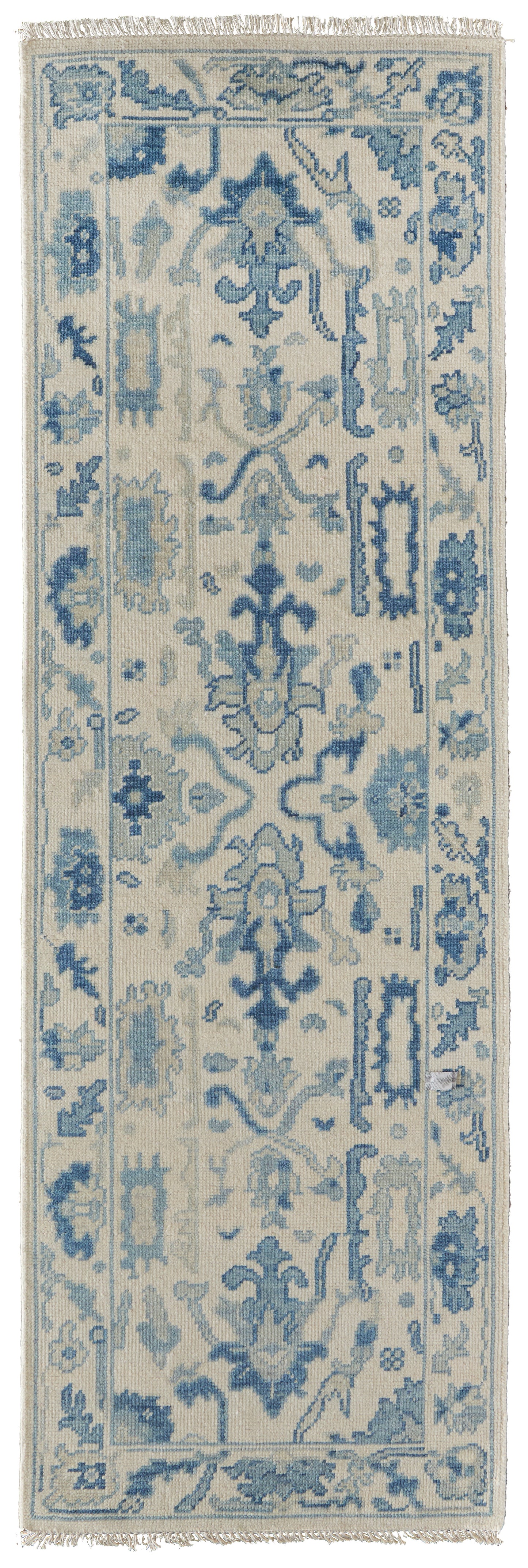 Karina Transitional Floral & Botanical, Ivory/Blue