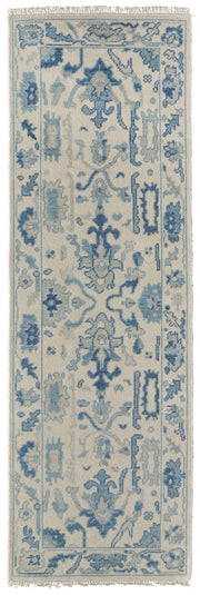 Karina Transitional Floral & Botanical, Ivory/Blue