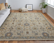 Corbitt Traditional Oriental, Tan/Blue/Gold