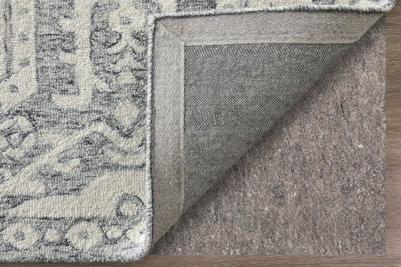Belfort Traditional Geometric, Gray/White