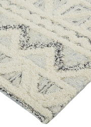 Anica Transitional Geometric, Ivory/Black