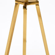 Round Marble Top Side Table Gold Metal Frame End Table