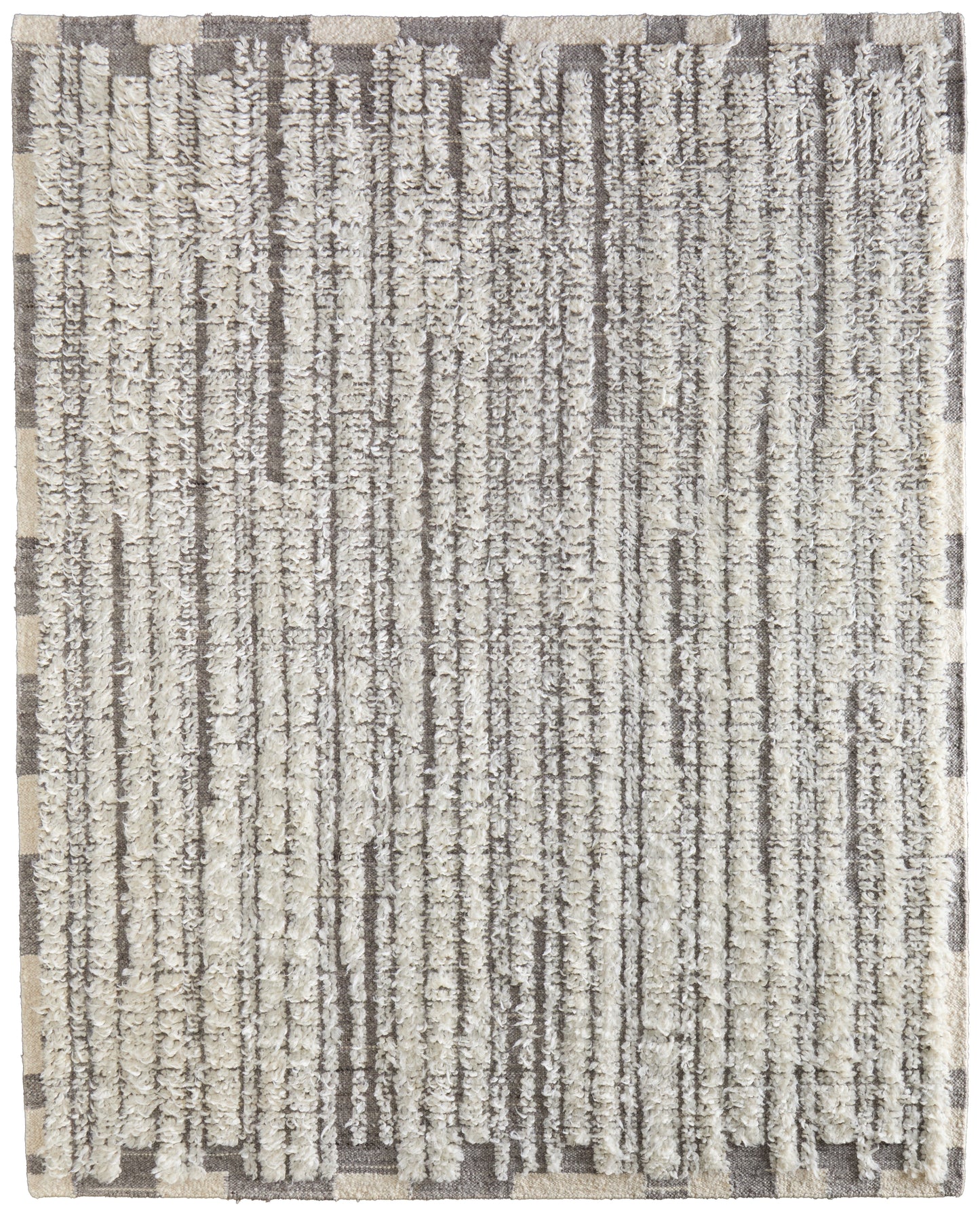 Ashby Transitional Stripes, Ivory/Gray