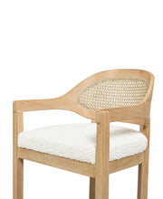 Americana - Mid-Century Modern Cane Back Counter Stool