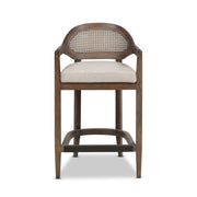 Americana - Mid-Century Modern Cane Back Counter Stool