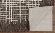 Maddox Transitional Abstract, Brown/Ivory