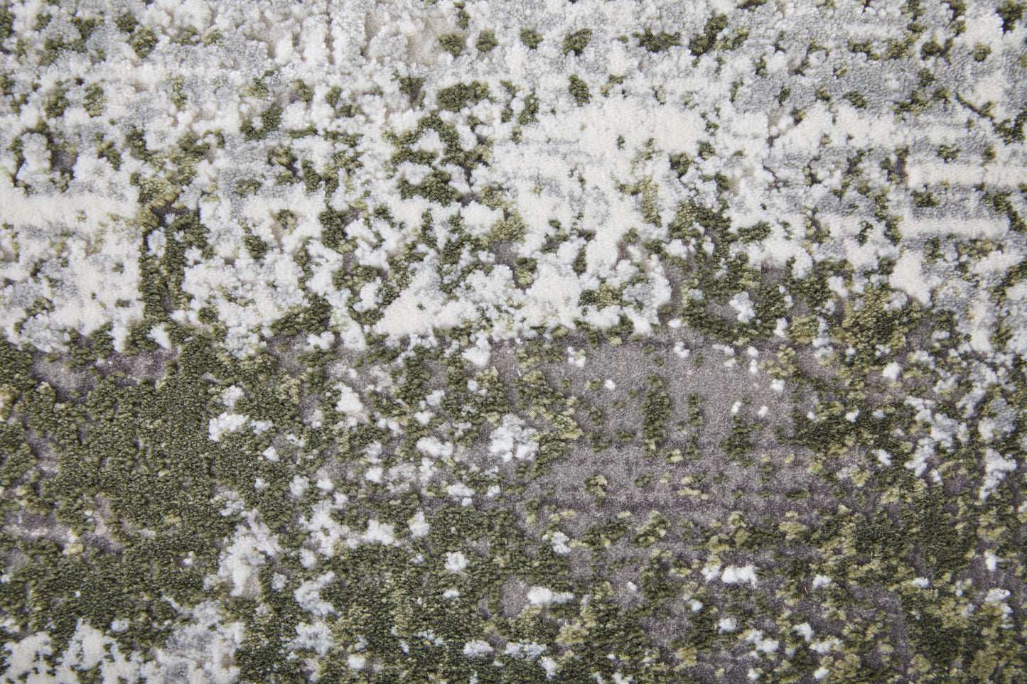 Cadiz Modern Ikat, Gray/Green/Silver