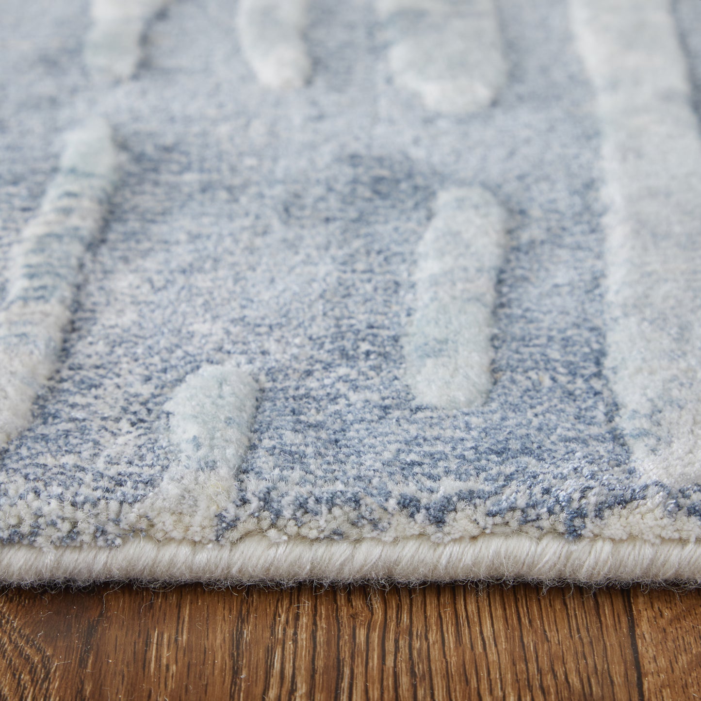 Braden Modern Abstract, Blue/Ivory