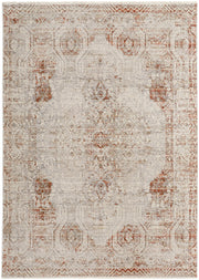 Kaia Transitional Distressed, Tan/Ivory/Orange