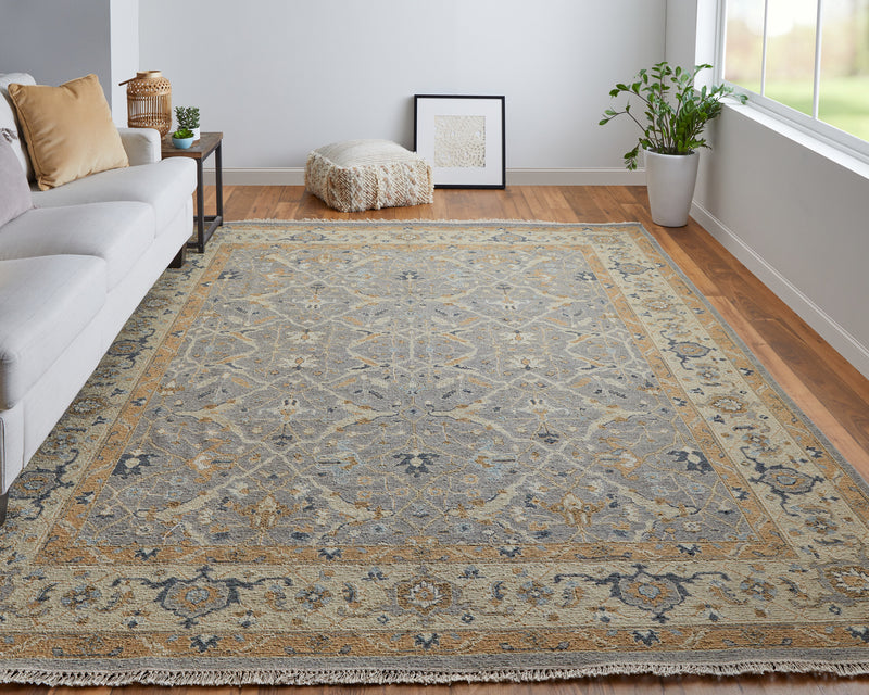 Corbitt Traditional Oriental, Gray/Gold