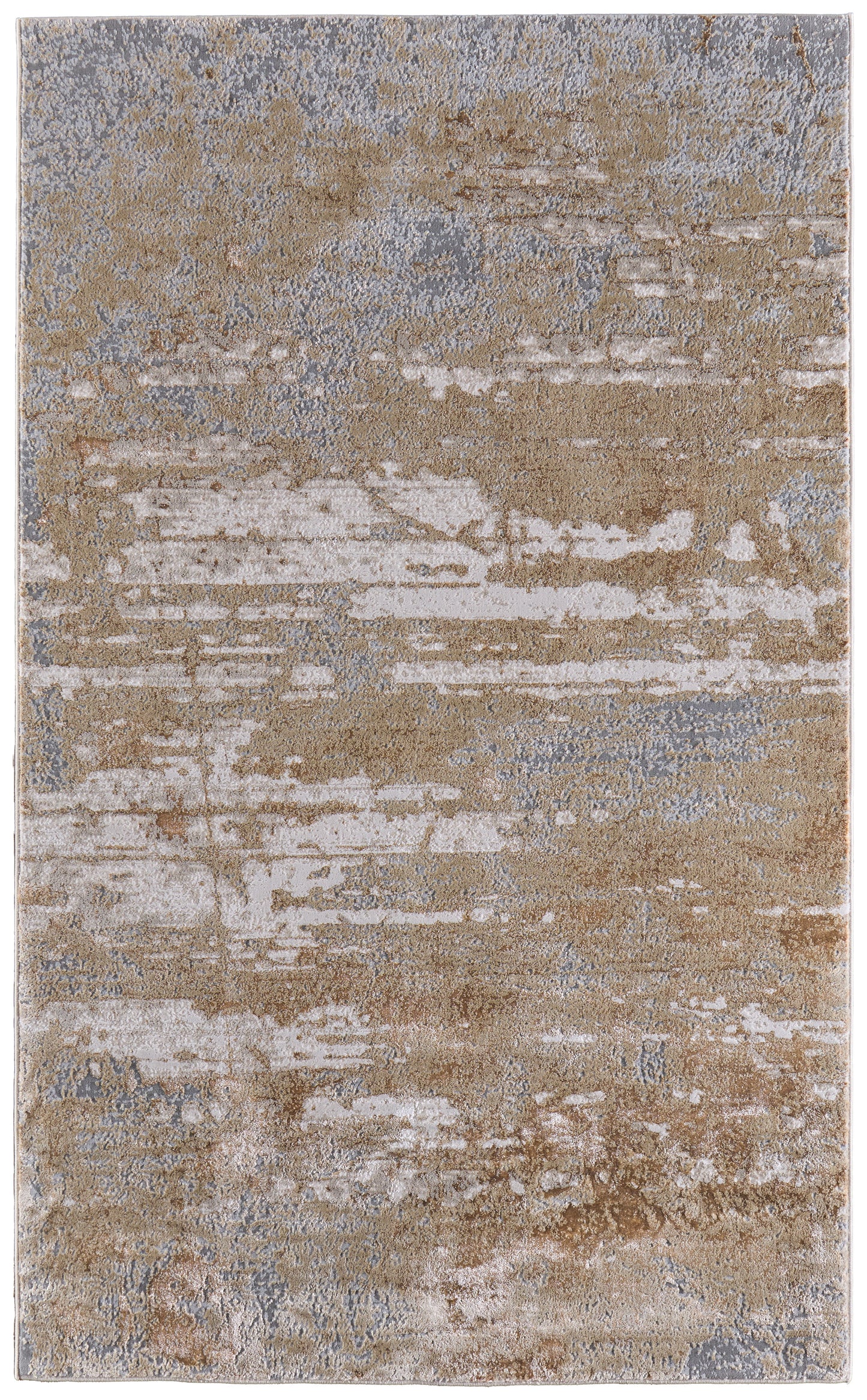 Aura Modern Abstract, Ivory/Gold/Gray