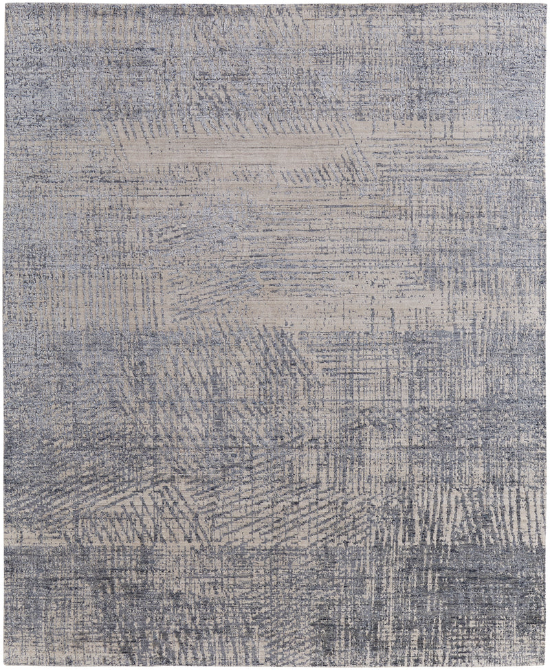 Eastfield Modern Abstract, Blue/Ivory/Gray
