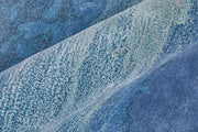 Anya Transitional Abstract, Blue/Ivory