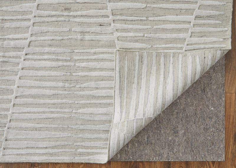Elias Modern Geometric, Ivory/Tan