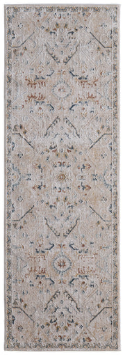 Pasha Transitional Distressed, Taupe/Ivory/Blue