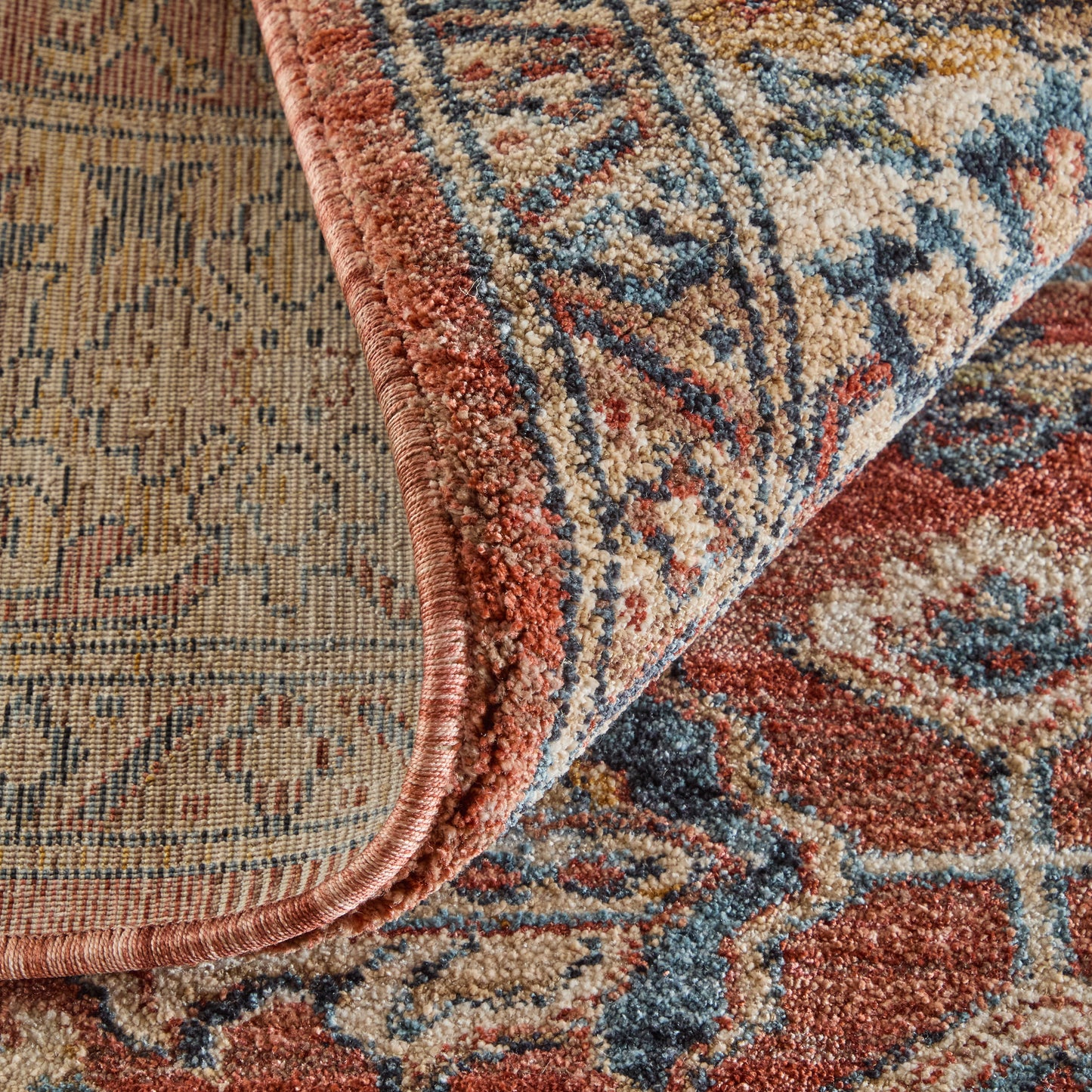 Pearson Traditional Persian, Red/Tan/Blue