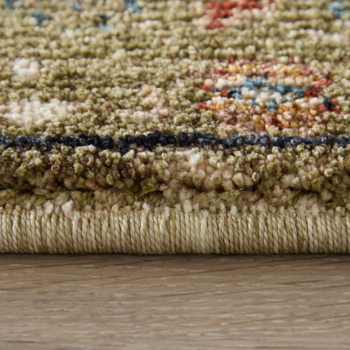 Pearson Traditional Persian, Green/Ivory/Blue