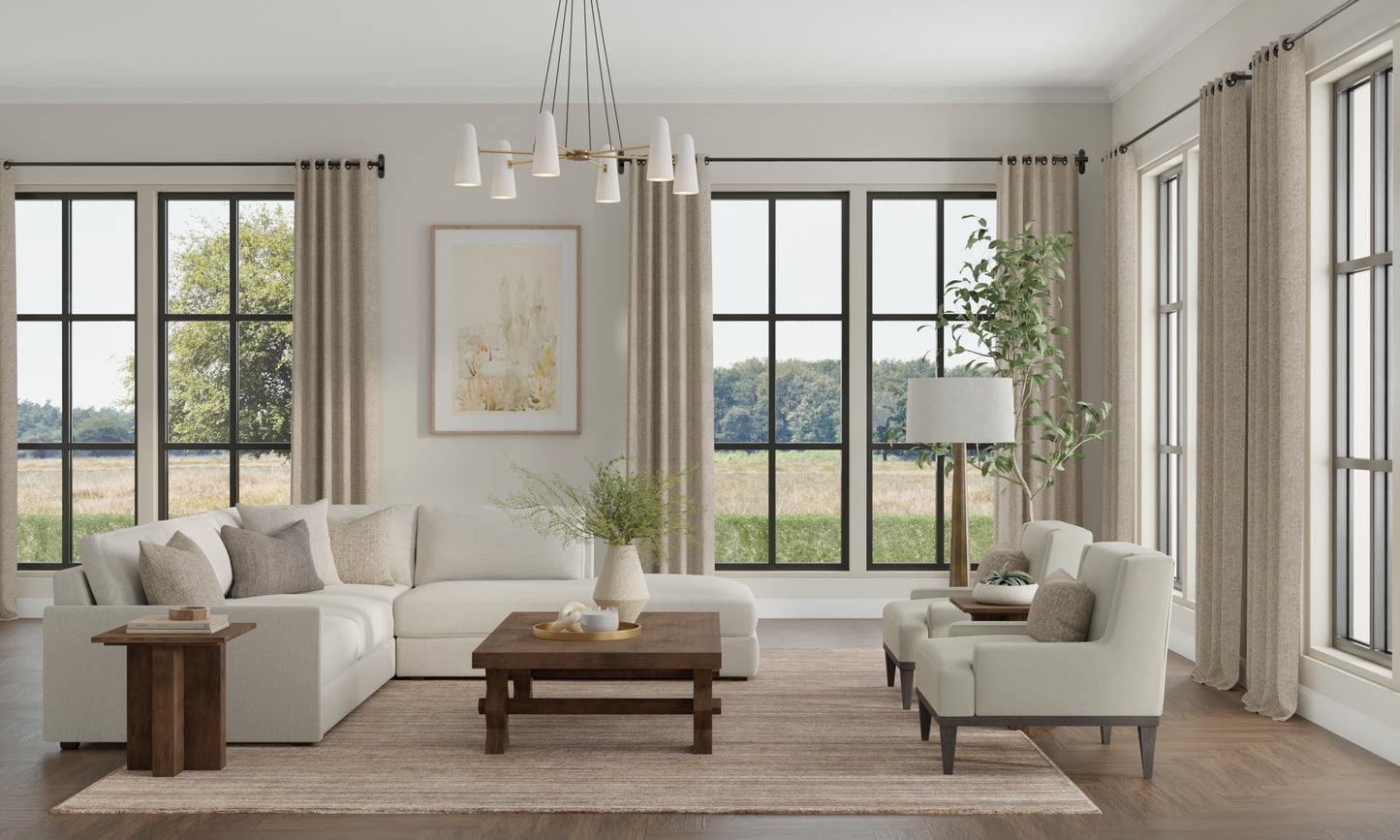 Lakewood Modern Solid, Brown/Black/Gray