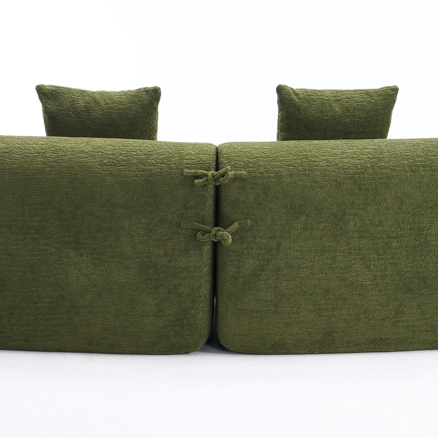 4 Seater Sofa With Fabric, 30D, 60 Hardness Full Sponge, 4 Pillow For Living Room, Home Furniture Sleeper Sectional Sofa For Apartment