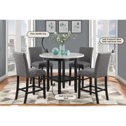 Greta - Bar Table And Bar Stool Set - Antique White